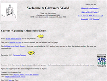Tablet Screenshot of glewwe-castle.com